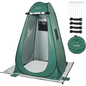 Pop Up Camping Shower Tent, Portable Dressing Changing Tent Outdoor with Carry Bag for Beach & Hiking, 75 x 48x 48, Extra-large