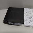 QH.HOME Fire Pit Cover Round Super Waterproof, 28" D X 16" H Outdoor Round Firepit Cover 600D Strong Tear Resistant, UPF 50+ Fire Pit Covers Premium Fading Resistant for Outdoor Fire Pit - Black