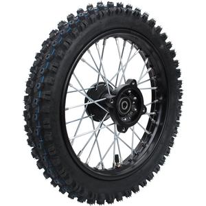 Mini Dirt Bike front wheel Rim tube tire 2.75-12 Inch 60/100-12 Wheel Rim Tire with 12mm Bearing Assembly for Dirt Bikes Mini Motorcycle Wheels + Tires SSR