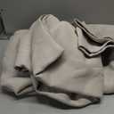 NICETOWN 2 Panels Outdoor Curtains Waterproof Pocket & Back Tab on Top & Bottom, Thermal Insulated Windproof Sun Blocking Outside Privacy Drapes for Patio with Fixed Rope, W84 x L84, Natural