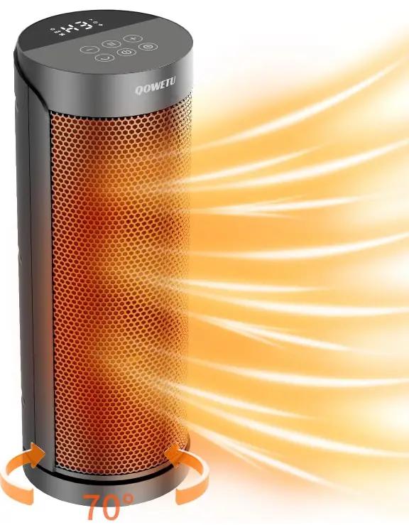 QOWETU PTC-SL1701 Portable Space Heater User Manual