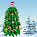 Christmas Santa Claus Balloon -Christmas Balloons Tree 4D Xmas Party Decorations, Self-Standing Balloon inflate with air Mylar Foil Balloons for Party Indoor Decorations