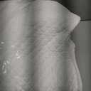 Cmfshape 100% Cotton Quilt Oversized King Size-White Bedspread 120"x120"-Coin Pattern Bedding Set 3 Pieces-Pre-Washed Lightweight Microfiber Coverlet-Suitable for Bed,Couch,Quilt Blanket All Seasons