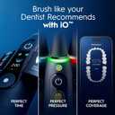 Oral-B iO Deep Clean + Protect Rechargeable Electric Toothbrush, Black, iO Series 7, 2 Replacement Brush Heads, Charging Travel Case