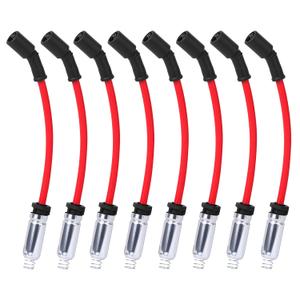 Ozikutech High Performance Spark Plug Ignition Wires Set Fit for 2000-2021 Chevy Silverado Tahoe Suburban Avalanche GMC Sierra Yukon Cadillac Escalade 4.8 5.3 6.0 6.2 V8, Replace OEM# 9748HH 19431551