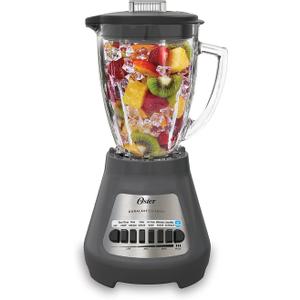 Oster® Classic Series 8-Speed Blender with 6-Cup Glass Jar, Gray