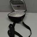 LTGEM Case Compatible with Fujifilm Instax Mini 12/11 / 10/9 / 8/7 / 7+ Instant Camera and FUJIFILM Instax Mini Instant Film with Shoulder Strap, Black(Case Only)