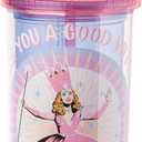 Silver Buffalo The Wizard of Oz Featuring Glinda “Are You a Good Witch or a Bad Witch” Plastic Tall Cold Cup with Lid and Straw, 20 Ounces