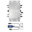 Y&H 1200W Solar Grid Tie Micro Inverter with AC Data Monitoring Display Screen Waterproof IP65 MPPT DC28-50V PV Input AC80-160V Output for 36V Solar Panel