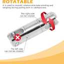 MINGMING.NING 5 Ton Cable Pulling Swivel, Anti-Twist Rotating Connector with Replaceable Breakaway Pin - Ideal for Electricity Construction, Construction Wiring, Pulley Blocks, Heavy-Duty Towing