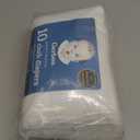 Gerber Unisex Baby Boys Girls Birdseye Prefold Cloth Diapers Multipack White Premiun 3-Ply 10 Pack