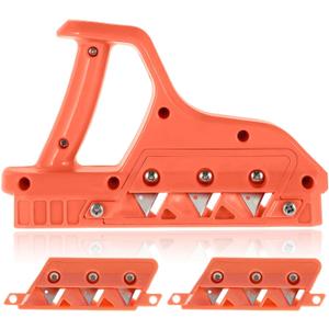 Plasterboard Fast Cutter, Plasterboard Edger, Precise 45 60 Gypsum Board Hand Plane with 10 Blades, Drywall Edge Chamfer Woodworking Hand Tool Cutting for Drywall Plasterboard (45+60)