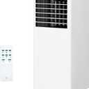 8000 BTU Portable Air Conditioner, Quiet AC Unit for Bedroom w/Remote Control & 24H Timer, 3 in-1 Air Conditioner with Fan & Dehumidifier, Ideal Portable AC for Room up to 350 sq.ft.(15x20 ft)