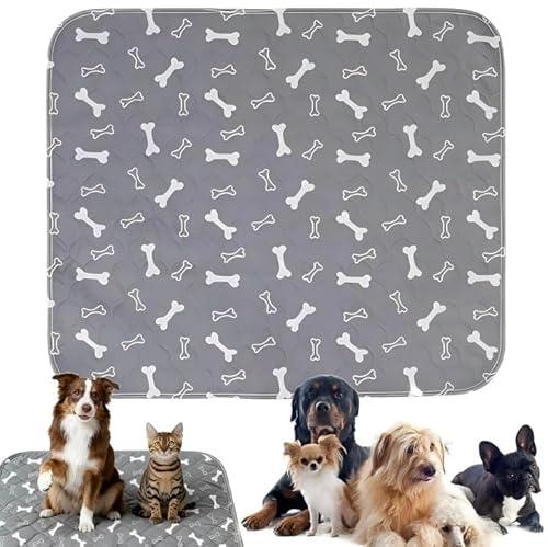 Puppy Pee Pads for Dogs, Reusable Puppy Pads with Pheromones,Washable Pet Pads for Dogs & Cats,Durable Leak-Proof & Anti-Slip Pet Training Pads for Home & Travel(L, 32" × 35")