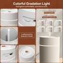 Car Star Projection Humidifier with 360ml Tank, Portable USB Powered Cool Mist Diffuser, Humidifier with Adjustable Starry Sky Lights for Car Ceiling, Bedroom, Desk, Office