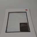Gallery Solutions White and Black Custom Bevel Cut Double 11x14 8x10 Opening Picture Frame Mat, 8 inches x 10 inches
