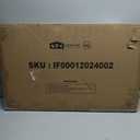 Leteuke Rolling Kitchen Carts with Wheels, 34" L x 17.5" W, 3-Tier Heavy Duty Utility Cart with Wood Tabletop, NSF Commercial Metal Serving Cart with Handle and Shelf Liner for Kitchen, Chrome