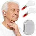 2026 Upgraded Red Light Device for Ears and Nose  650nm LED Ear Wellness & Daily Comfort, Hands-Free Design, Lightweight & Portable for Home, Work & Travel (White)