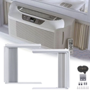 Window Air Conditioner Side Panels, Ac Window Seal Kit Window Well Ac Covers for Outside Unit, Window Insulation for Summer Heat and Winter,, 12x11in