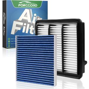 Cabin & Engine Air Filter Combo Fit for Only 1.5L Honda CR-V CRV CR V 2023 2024 2025 2026 L4 (Not for Hybrid 2.0L) Activated Carbon Cabin Filter Replace# CF11182 17220-64A-A00 Car Accessories