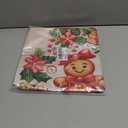 Pillow Covers Set of 2 18x18 Inch Christmas Gingerbread Couple Throw Holiday Welcome Cushion Covers Decorative Christmas Pillow Cases for Sofa Couch Bed Farmhouse Decor