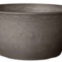 PSW Pot TD25DC Collection Shallow Bulb Pan Planter for Succulents, Bonsai, Fairy Gardens, Herbs, 10-inch, Dark Charcoal