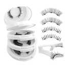 Magnetic Eyelashes No Glue Needed - Reusable False Eyelashes Natural Look Kit 4 Pairs False Eyelashes Soft Waterproof Magnetic Eyelashes Easy to Wear and Remove By Wendy LashesB2+747,4 pairs