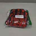 BBQ Gloves, Oven Gloves, 1472F Extreme Heat Resistant Barbecue Gloves, Silicone Non-Slip Oven Mitts, Kitchen for Cooking, Grilling, and Baking (Red) (Long Cuff)