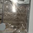 Etekcity Digital Body Weight Bathroom Scale, Large Blue LCD Backlight Display, High Precision Measurements,6mm Tempered Glass, 400 Pounds (11.9 x 11.9 x 0.95 inches, Blinding Silver)