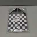 Black and White Checkerboard Tissue Box Cover Square,Square Grid Checkered Tissue Box Holder Waterproof Leather Facial Paper Organizer Dispenser for Bathroom Home Car Nightstand Vanity Desk (Color-21)