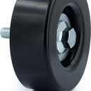 Belt Idler Pulley, 36299, 12555609, 12669569 Belt Pulley Compatible with Select Buick, Chevrolet, GMC, Hummer, etc Models. Automotive Replacement Idler Pulley by KeeRoarin (with Bolt)