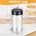 36pcs 5.5oz plastic spice jars with shaker lids, plastic spice jars,seasoning bottles,Used to store seasoning powder.