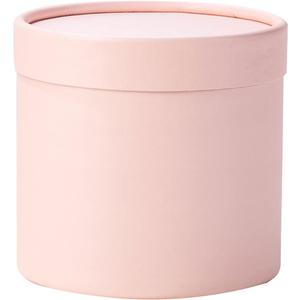 Flower Box Round Cardboard Boxes Wedding Party Rose Flower Packaging Decorations Valentine Day Gifts Supplies (Pink)