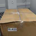 26" H Counter Height Bar Stools Set of 2, Modern Barrel Counter Stools with Backrest and Arms, Faux Leather Upholstered Accent Barstools for Kitchen Island,Support 450 LBSWalnut Brown