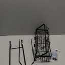 Upgraded Extended Length Shower Organizer with Hooks, Rustproof Shampoo Soap Holder, Large Hanging Bathroom Caddy (Black)