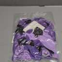 NISOCY 124Pcs Purple Balloons Garland Arch Kit, 18In 12In 10In 5In Different Size Macaron Matte Dark Purple Metallic Purple Balloons for Women Birthday Wedding Baby Shower Halloween Themed Party