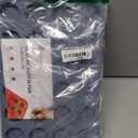 2 Pack 24 Cups Silicone Mini Muffin Pan with Metal Reinforced Frame Silicone Molds Cupcake Pans Tray Egg Bites Circle Cookie Molds Muffin Tin Tart Pans Baking Sheet Set for Breakfast Sandwiches (Morandi Blue)