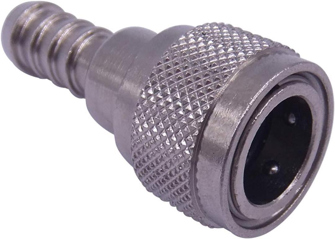 Boat Motor 3B2-70250-1 3B2702501 3B2702501M Female Fuel Line Connector (Engine Side) for Tohatsu for Nissan Outboard Engine 4-140HP, fits 5/16/8mm Hose, 13mm Connector