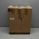 Floor Lamp for Living Room, Vintage Standing Lamp with Nightlight, 65" Tall Lamp with White Linen Shade, Farmhouse Rustic Floor Lamp for Bedroom, Office, Corner (LED Bulb Included) (Washed White-No Tray)