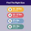 The Honest Company Comfort Dry Overnight Diapers, Up to 12 Hours Protection, Hypoallergenic, Cozy Cloud + Star Signs, Club Box Size 3 (1628 lbs), 52 Count