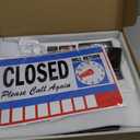 40" x 14" Large LED Open Sign with Remote Control High Bright Visibility Business Signs 14 Mode Electric Display Sign Suitable for Shop, Bar, Hotel, Retail and Restaurant