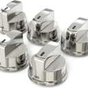 lubiyack 5PCS EBZ37189609 Oven Range Knob Replacement Compatible with LG LRG30355ST LRG30357ST LRG30855ST, Replaces AP4450343 1463914 AH3534128