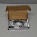 Door Barricade Brackets,AINAFIX 2 Pack Drop Open Bar Holder for Home Security, 2x4 Bar Brackets Prevent Unauthorized Entry, Carbon Steel,Black