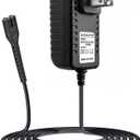 Wahl Clipper Charger, 4V 2A AC/DC Power Adapter, Compatible with Magic Clip 8164 8591 8148 8504 Series, Black