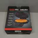 Mueller Heart 5 Waffle Maker, Norwegian Waffle Iron, Adjustable Browning Control & Nonstick, Cool Touch Handle, Easy to Clean, Small Kitchen Appliances