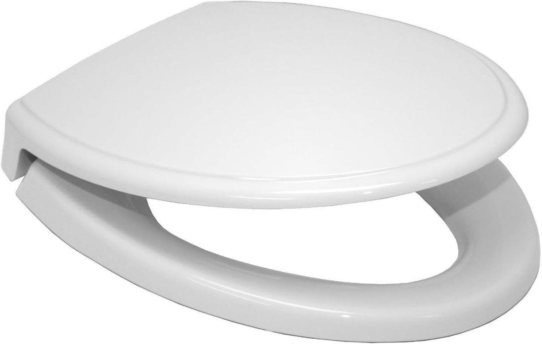TOTO SS154#01 Traditional SoftClose Elongated Toilet Seat, Cotton White