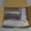 Vesici 100 Sets Mini Loaf Pans with Lids, 5.7 oz Disposable Aluminum Foil Baking Cups, Rectangle Cake Pans for Pudding Desserts Muffin Baking Storage Mother's Day Birthday Party(Champagne)