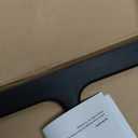 Shower Squeegee for Glass Doors, Squeegee for Shower Glass, 2 in 1 Shower Wiper, Bathroom Squeegee for Shower, Cleaning Tile Wall, Car, 10 Inch Black