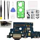 Charging Port Replacement Kit Compatible with Galaxy S20 Ultra 5G US Version, SM-G988U, SM-G988U1, SM-G988W Dock Board USB-C Connector, with Instruction Manual, Toolkit