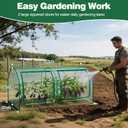 98x49x49in Garden Plant Netting Mesh Cover for Raised Bed, Crop Cage with Roll-up Zipper Door, Plant Protectors from Animals, Large Tunnel Gardening Net for Vegetables Fruits Tomato, Green